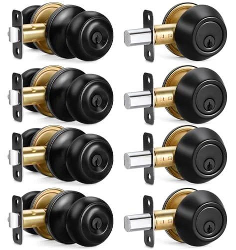 Juego de 4 pomos de puerta Sopoby por 19,53 €