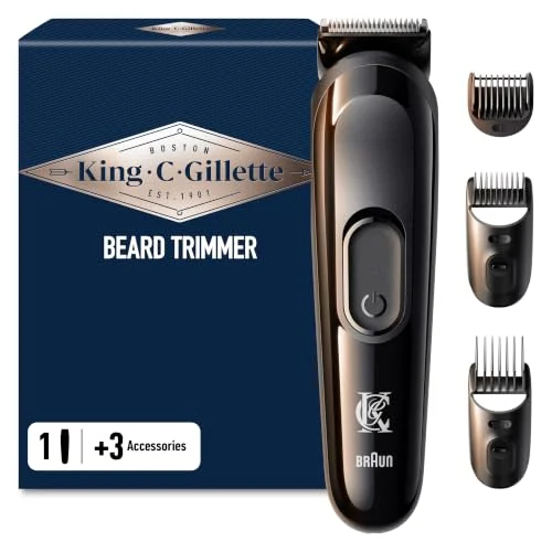 King C. Gillette Recortadora de Barba con 5 Accesorios por 27,99 €