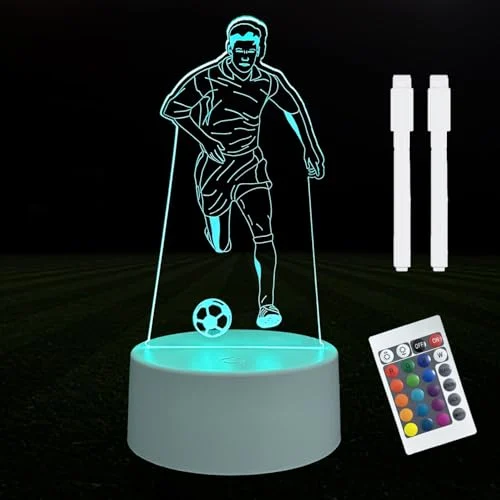 Lámpara 3D de fútbol LELYFIT por 11,12 € (-20 %)