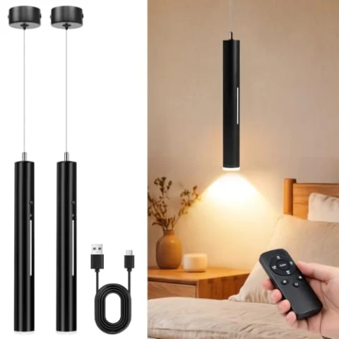 Lámpara colgante LED Aukimo inalámbrica