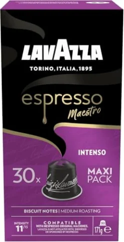 Lavazza Espresso Maestro Intenso: 30 cápsulas