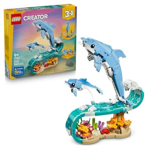 LEGO Creator 3 en 1 Animales Marinos: Delfines