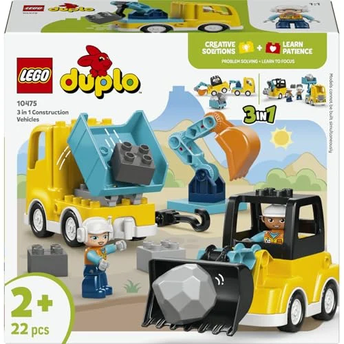 LEGO Duplo Vehículos de Construcción 3 en 1 por 18,69 € (-25 %)
