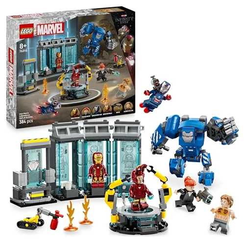 LEGO Marvel Laboratorio de Iron Man por 41,24 € (-25 %)