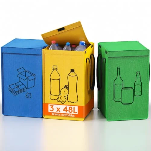 Lifewit cubo de reciclaje 3×48L con tapa por 13,71 € (-40 %)