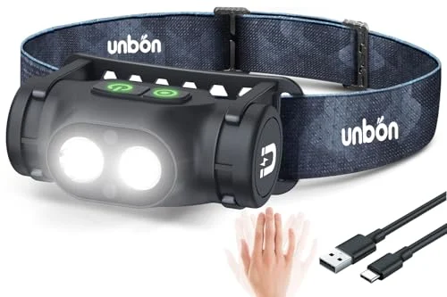 Linterna frontal LED UNBON recargable por 12,79 € (-20 %)