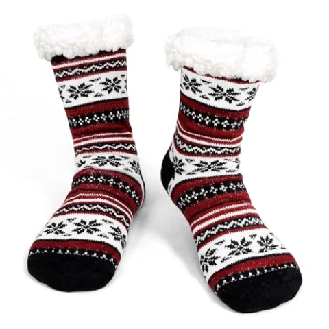 LOFIR Calcetines de Invierno de Casa para Hombre: Calcetines Térmicos
