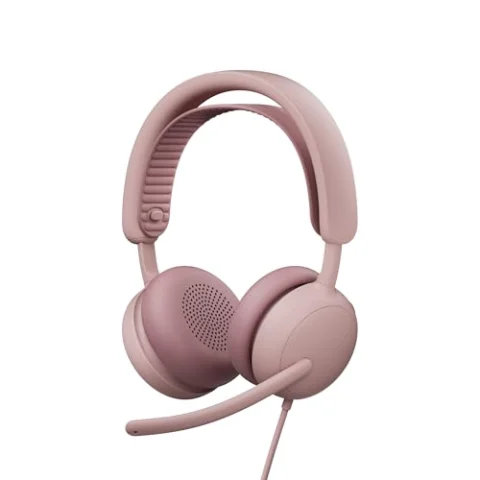 Logitech Zone Wired 2 rosa