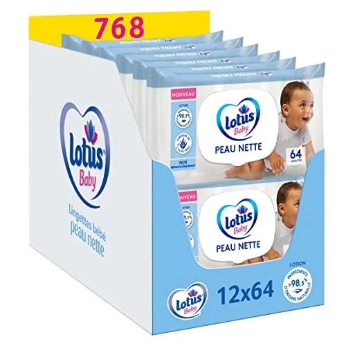 Lotus Baby, 768 toallitas para bebé por 15,80 € en Amazon