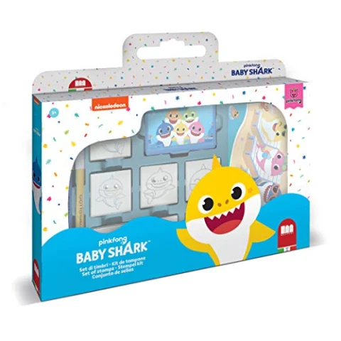 Maletín Multiprint Baby Shark con 7 sellos