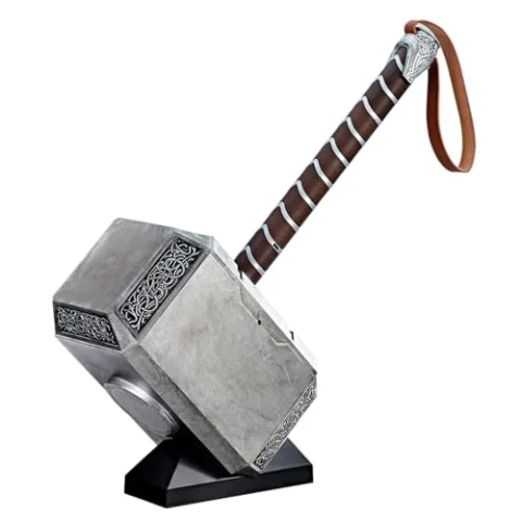 Martillo electrónico Mjolnir Marvel Legends con luces y sonidos