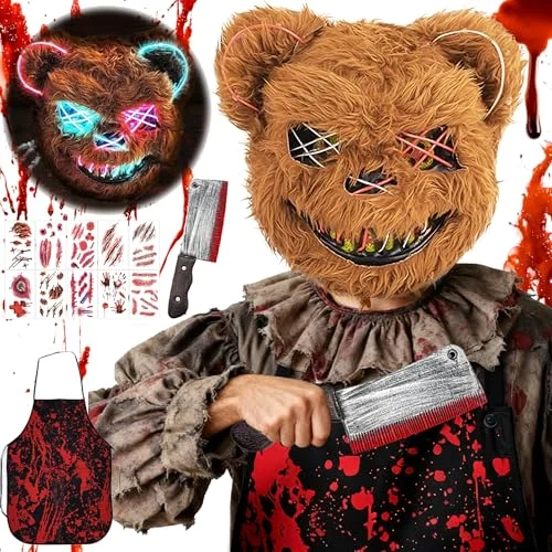 Máscara LED de terror Sunshine smile por 18,71 €