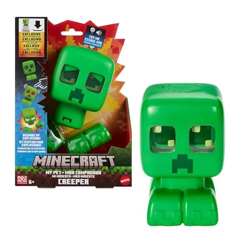 Mattel Minecraft Mi Mascota Creeper interactivo por 22,20 € (21% menos)