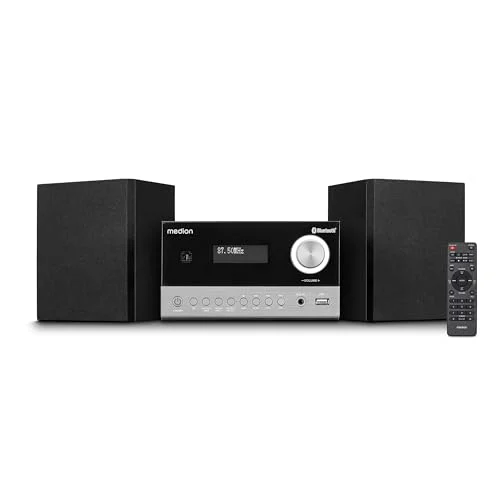 MEDION E64088 Microcadena con DAB+, CD y Bluetooth por 69,95 € (-13 %)