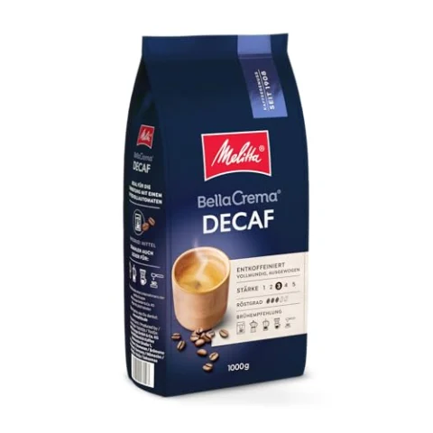 Melitta BellaCrema café descafeinado en grano 1 kg