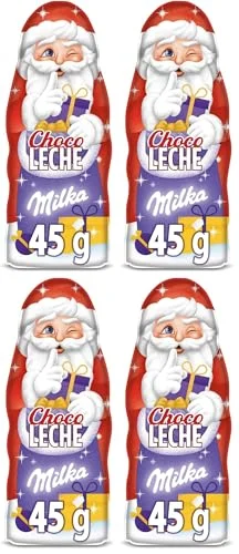 Milka Santa de chocolate con leche, 4 x 45 g por 5,72 € (-10 %)