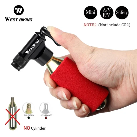 Mini bomba de CO2 WEST BIKING para bici