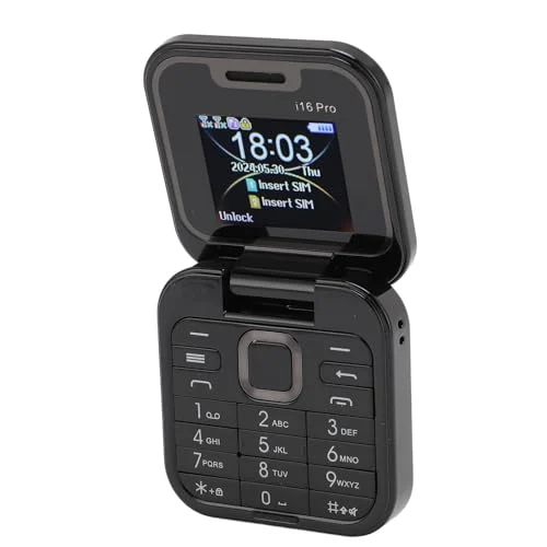 Mini teléfono plegable 2G ASHATA por 19 € con Dual SIM y radio FM