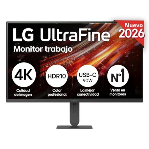 Monitor LG UltraFine 32″ 4K con USB-C 90W