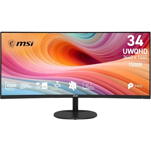 MSI Pro MP341CQ E12: monitor curvado UWQHD de 34″ por 209,95 €