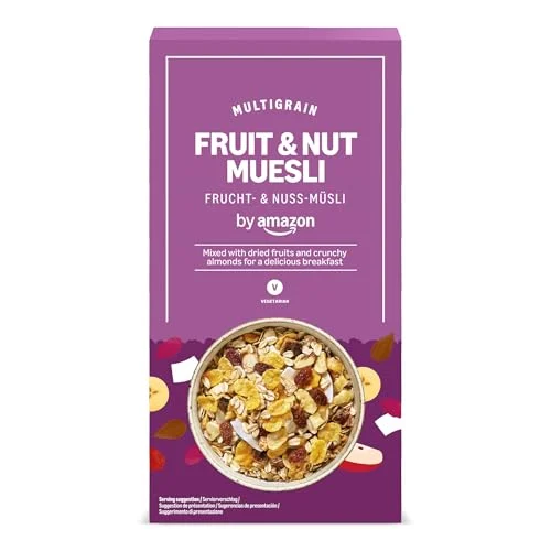 Muesli by Amazon de frutas y frutos secos 750 g por 2,15 € (-38 %)