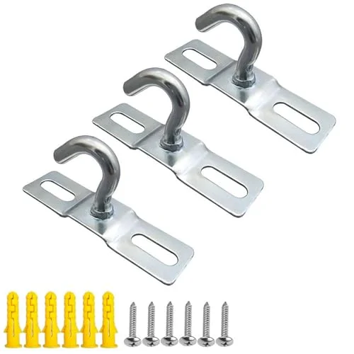MZMing 3 ganchos de techo por 7,99 €: hasta 8 kg cada uno (-16 %)