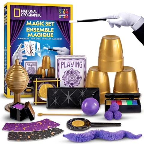 National Geographic Juego de Magia para Niños con 45 Trucos y Vídeos