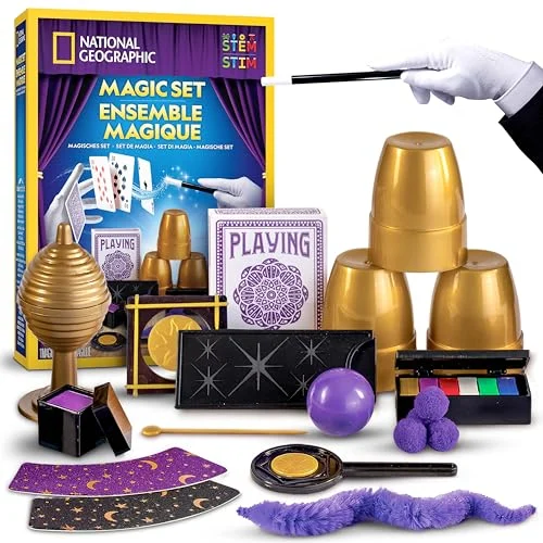 National Geographic Juego de Magia para Niños con 45 Trucos y Vídeos por 29,99 € (-19 %)