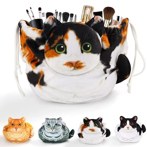 Neceser de maquillaje con diseño de gato por 11,93 € (-18 %)
