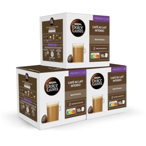 NESCAFÉ Dolce Gusto Café con Leche Intenso, 48 cápsulas