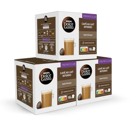NESCAFÉ Dolce Gusto Café con Leche Intenso, 48 cápsulas por 14,85 €