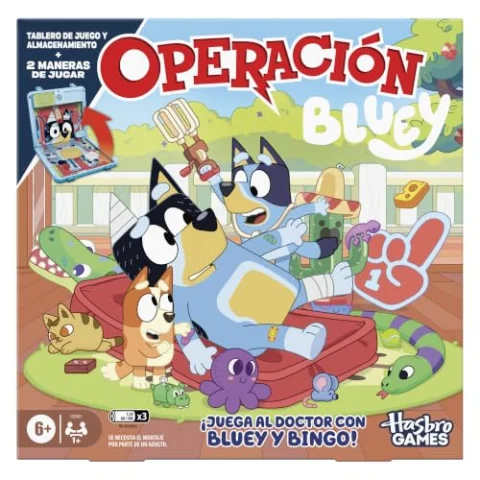 Operación Bluey, juego de mesa electrónico
