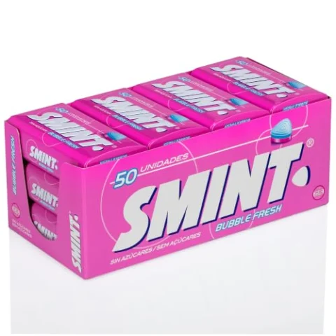 Pack 12 Smint Tin Bubblefresh sin azúcar