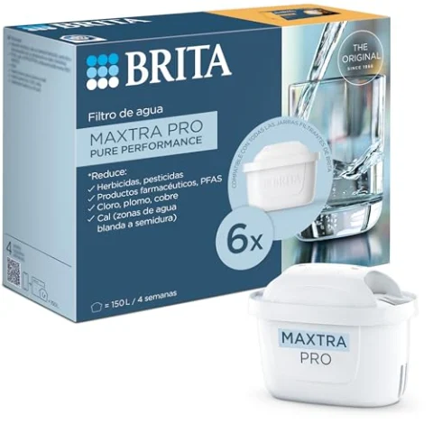 Pack 6 cartuchos BRITA MAXTRA PRO