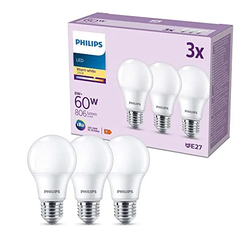 Pack de 3 bombillas LED Philips E27 por 5,63 € (-30 %)