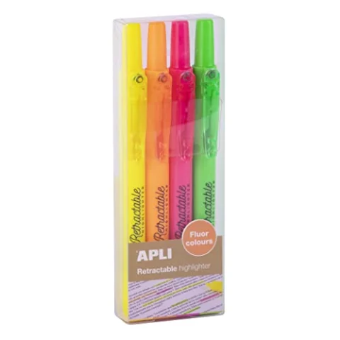 Pack de 4 subrayadores APLI