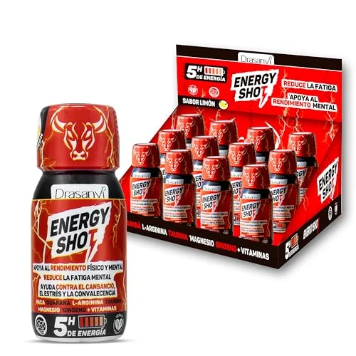 Pack Energy Shot Drasanvi limón (12 x 60 ml) por 23,99 € (-42 %)