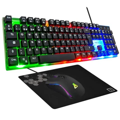 Pack gaming G-Lab Yttrium: teclado, ratón y alfombrilla