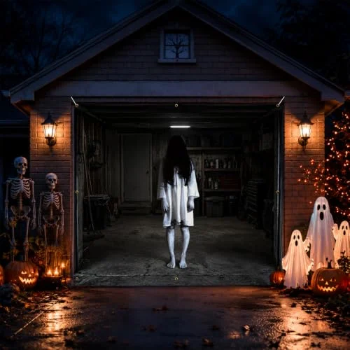 Pancarta de puerta de garaje para Halloween por 14,92 € (-48 %)