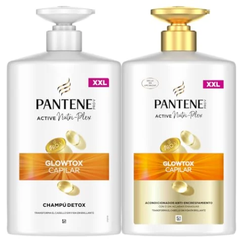 Pantene Glowtox champú + acondicionador 1,8 l