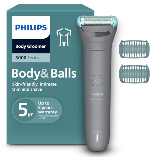 Philips Afeitadora Corporal Series 3000 por 28 € (antes 39,99 €)