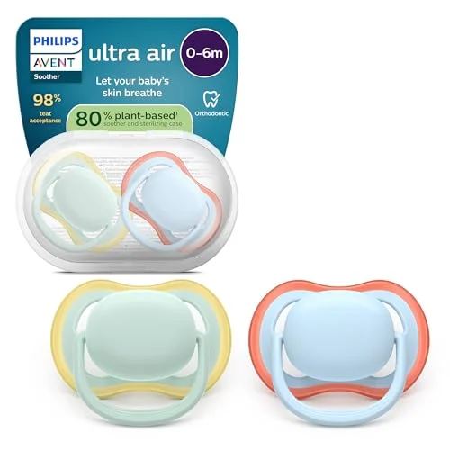 Philips Avent chupetes ultra air: diseño anatómico por 5,87 € (-35 %)