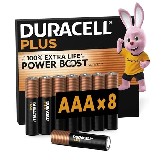 Pilas Duracell Plus AAA (8) por 6,99 €: ahorra un 35 %