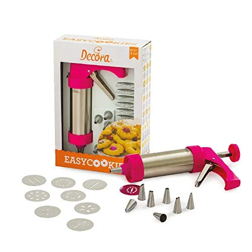 Pistola de galletas Decora con 13 discos y 8 boquillas por 18,08 €