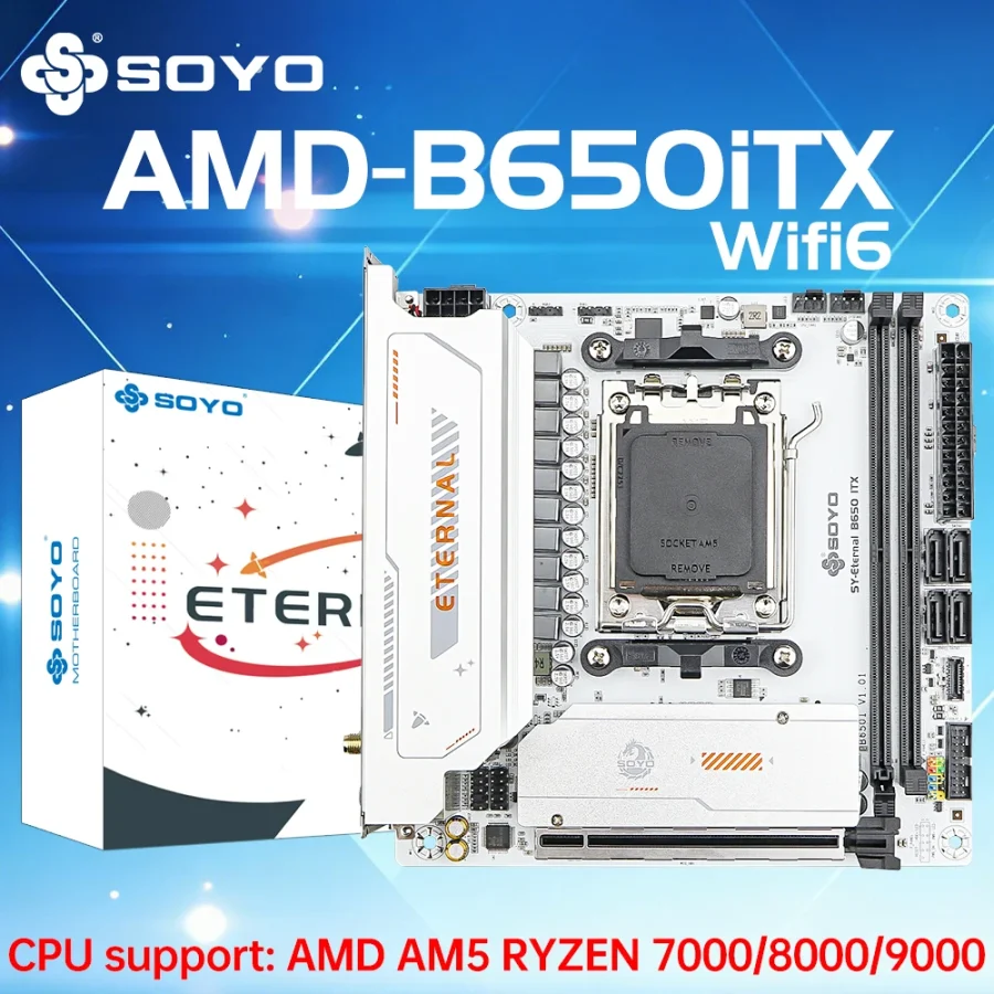 Placa base SOYO B650ITX AM5 con DDR5 por 160,99 € (-15 %)