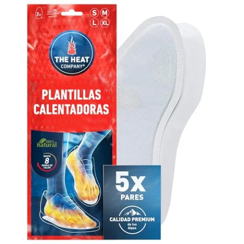 Plantillas calentadoras THE HEAT COMPANY: 5 pares