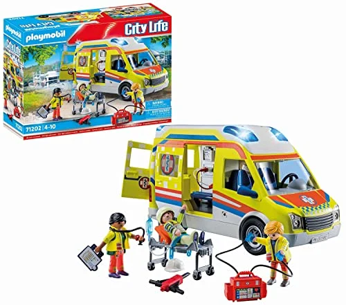 PLAYMOBIL Ambulancia con luz y sonido por 38,99 € (-35 %)