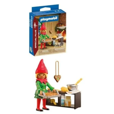 Playmobil Elfo navideño con galletas