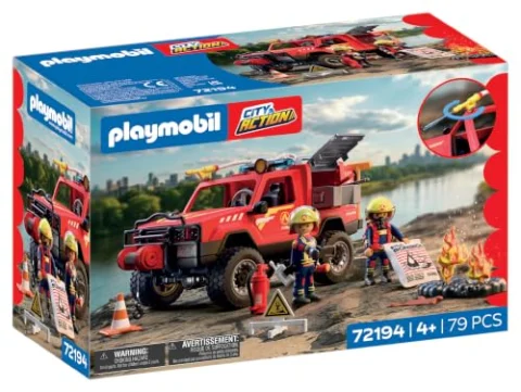 PLAYMOBIL Pick-up de Bomberos