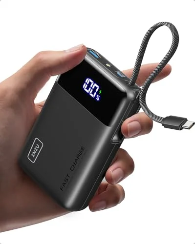 Power bank INIU 20.000 mAh y 45 W con cable USB-C por 29,99 € (-19 %)